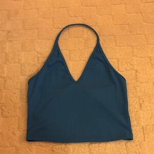 Wild Fable Blue Halter Tank Top